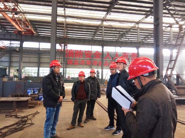 袁斌率檢查組到機械廠檢查安全生產工作
