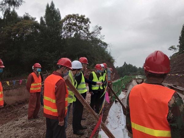 公司迎接水利廳2020年中秋、國慶節前安全檢查