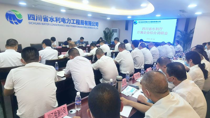 四川省水利廳企業綜合調研組蒞臨工程局公司開展調研工作
