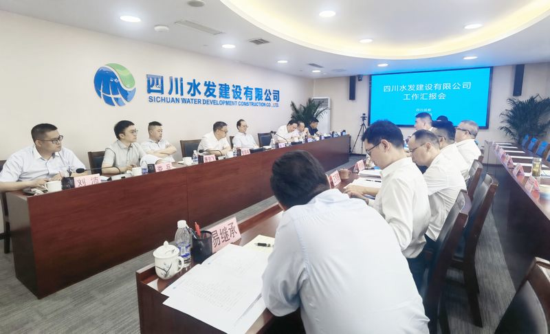 鐘杰帶隊赴建設公司開展調研工作