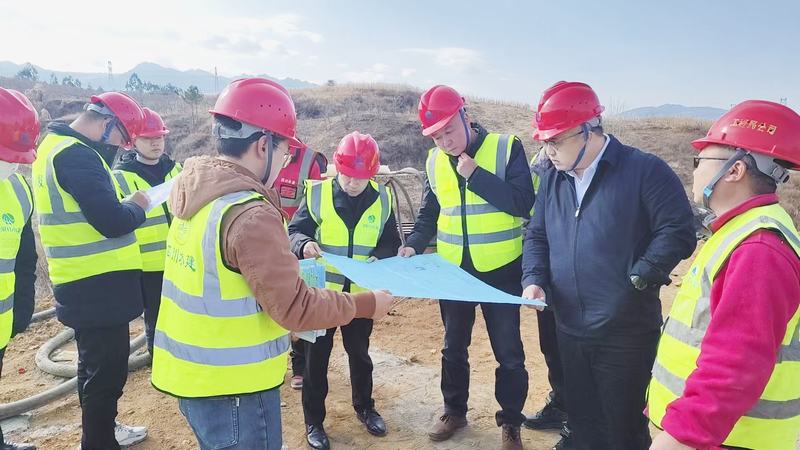 公司董事、總經(jīng)理羅雪帶隊赴龍?zhí)另椖块_展節(jié)后復工復產(chǎn)安全檢查